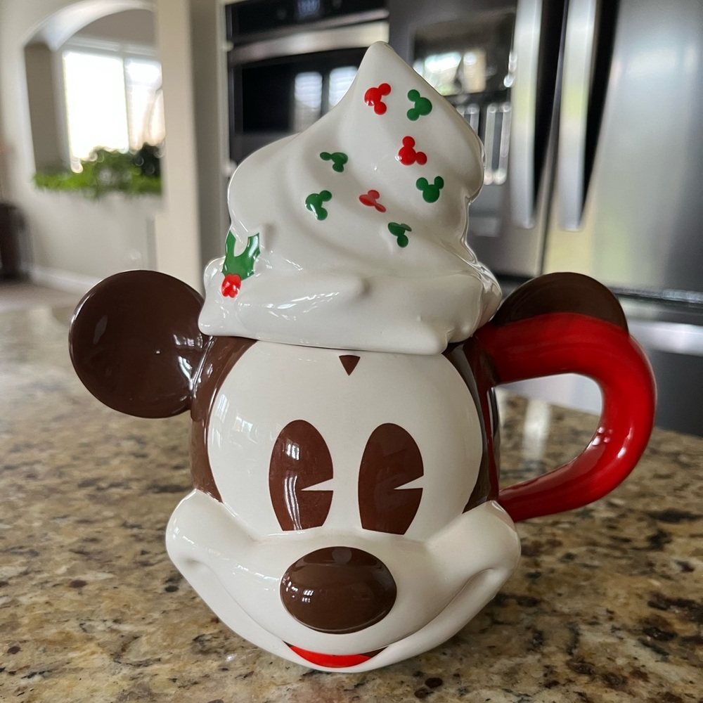 Disney Parks Holiday Mocha Mickey Mug HTF